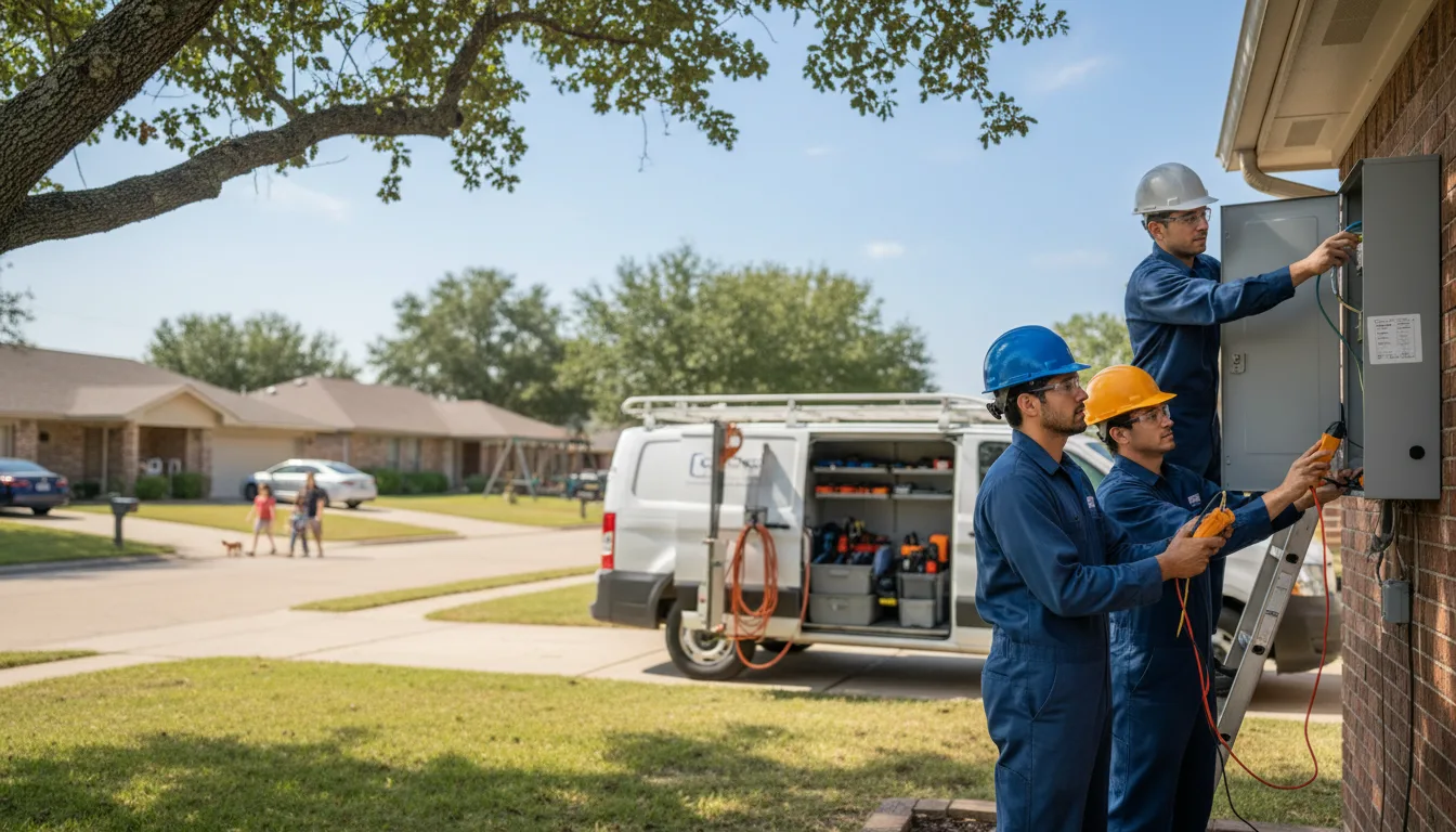 Certified electrician providing emergency electrical services in Brooksville, MS